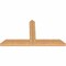 Ekena Millwork Portland Timber Gable Bracket, Western Red Cedar, 60"W x 32"H x 3 1/2"D x 5 1/2"F, 13/12 Pitch GBW060X32X0406POR00SWR - alternate 2